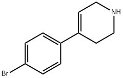 4-(4-BROMO-PHENYL)-1,2,3,6-TETRAHYDRO-PYRIDINE Structure