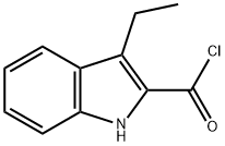인돌-2-카르보닐클로라이드,3-에틸-(7CI)