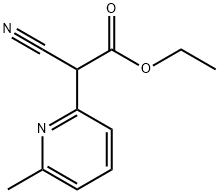 ethyl 2-cyano-2-(6-Methylpyridin-2-yl)acetate Structure