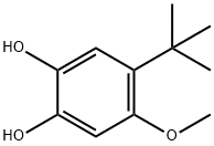 4-TERT-ブチル-5-メトキシカテコール 化学構造式