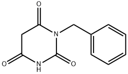 1-ベンジルピリミジン-2,4,6(1H,3H,5H)-トリオン 化学構造式
