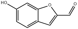 2-Benzofurancarboxaldehyde,  6-hydroxy- Structure