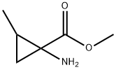 Cyclopropanecarboxylic acid, 1-amino-2-methyl-, methyl ester (9CI) 结构式