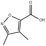 3,4-diMethylisoxazole-5-carboxylic acid Structure
