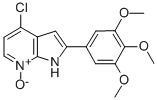 1H-Pyrrolo[2,3-b]pyridine,4-chloro-2-(3,4,5-trimethoxyphenyl)-,7-oxide 结构式