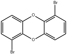 1,6-二溴二苯并对二恶英 结构式