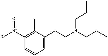 N,N-Dipropyl-2-methyl-3-nitrophenylethanamine Struktur