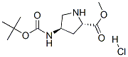 (2S,4R)-4-BOC-AMINO PYRROLIDINE-2-CARBOXYLIC ACID METHYLESTER-HCL