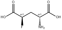 DL-THREO-4-FLUOROGLUTAMIC ACID Structure