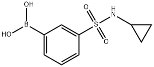 N-环丙基-3-硼苯磺酰胺, 913835-28-6, 结构式