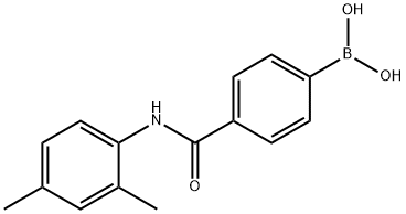 4-(2,4-DIMETHYLPHENYLCARBAMOYL)PHENYLBORONIC ACID Struktur