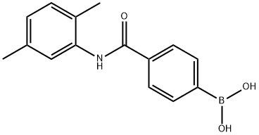 4-(2,5-DIMETHYLPHENYLCARBAMOYL)PHENYLBORONIC ACID 化学構造式