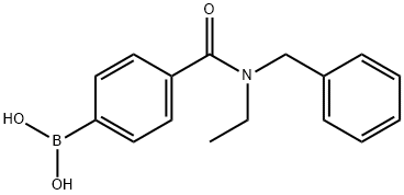 4-(BENZYL(ETHYL)CARBAMOYL)PHENYLBORONIC ACID Structure