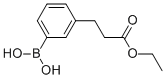 3-(2-ETHOXYCARBONYLETHYL)BENZENEBORONIC ACID 97 Structure