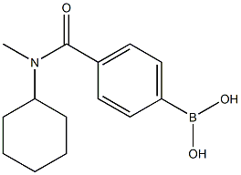 N-环己基-N-甲基-4-硼苯甲酰胺, 913835-84-4, 结构式