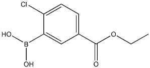 2-CHLORO-5-(ETHOXYCARBONYL)BENZENEBORONIC ACID 98 Struktur
