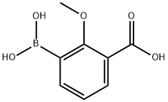 3-ボロノ-2-メトキシ安息香酸 化学構造式