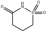 1,1,3-TRIOXO-TETRAHYDRO-2H-1,2-THIAZINE Struktur