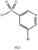 5-溴砒啶-3-磺酰氯盐酸盐, 913836-25-6, 结构式