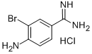 BENZENECARBOXIMIDAMIDE,4-AMINO-3-BROMO-,HYDROCHLORIDE 结构式