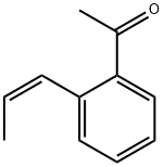 Ethanone, 1-[2-(1-propenyl)phenyl]-, (Z)- (9CI) Structure