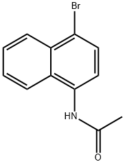1-乙酰氨基-4-溴萘, 91394-66-0, 结构式