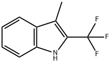 3-甲基-2-(三氟甲基)吲哚, 913955-35-8, 结构式