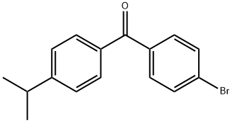 4-BROMO-4'-ISO-PROPYLBENZOPHENONE Struktur
