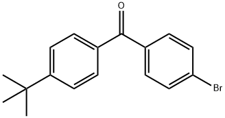 (4-溴苯基)(4-(叔丁基)苯基)甲酮 结构式