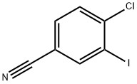 4-CHLORO-3-IODOBENZONITRILE Struktur