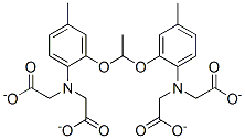 5,5'-dimethyl-bis(2-aminophenoxy)ethane-N,N,N',N'-tetraacetate Structure