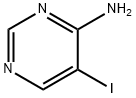 4-アミノ-5-ヨードピリミジン 化学構造式