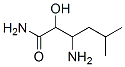 Hexanamide,  3-amino-2-hydroxy-5-methyl-  (9CI) Struktur