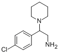 2-(4-氯苯)-2-哌啶-1-基乙胺 1HCL 结构式