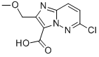 2-METHOXYMETHYL-5-CHLORO-IMIDAZO[1,2-B]PYRIDAZINE 3-CARBOXYLIC ACID Structure