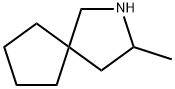 3-甲基-2-氮杂螺[4.4]壬烷 结构式