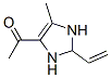 Ethanone,  1-(2-ethenyl-2,3-dihydro-5-methyl-1H-imidazol-4-yl)- Structure