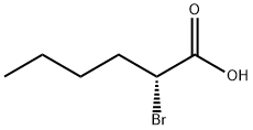Hexanoic acid, 2-bromo-, (2R)- Struktur