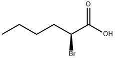 Hexanoic acid, 2-bromo-, (2S)- Structure