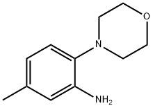 5-甲基-2-吗啉-4-基-苯胺 结构式