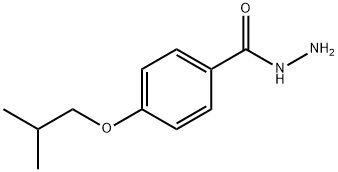 4-异丁氧基苯甲酰肼 结构式