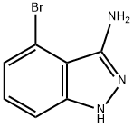 4-溴-1H-吲唑-3-胺,914311-50-5,结构式