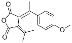 (E)-3-(1-(4-METHOXYPHENYL)ETHYLIDENE)-4-(PROPAN-2-YLIDENE)DIHYDROFURAN-2,5-DIONE Structure