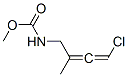 Carbamic  acid,  (4-chloro-2-methyl-2,3-butadienyl)-,  methyl  ester  (9CI) Struktur