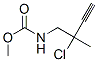 Carbamic  acid,  (2-chloro-2-methyl-3-butynyl)-,  methyl  ester  (9CI) Struktur