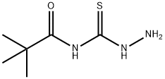 4-(2,2-二甲基丙酰基)-3-氨基硫脲, 914347-05-0, 结构式