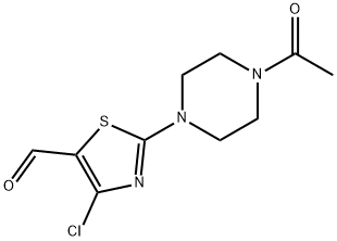2-(4-ACETYLPIPERAZIN-1-YL)-4-CHLOROTHIAZOLE-5-CARBALDEHYDE|
