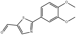 2-(3,4-DIMETHOXYPHENYL)THIAZOLE-5-CARBALDEHYDE, 914348-85-9, 结构式