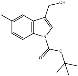 1-Boc-3-hydroxymethyl-5-methylindole Structure