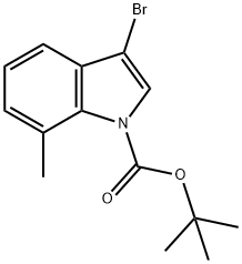 3-BROMO-7-METHYLINDOLE-1-CARBOXYLIC ACID TERT-BUTYL ESTER price.
